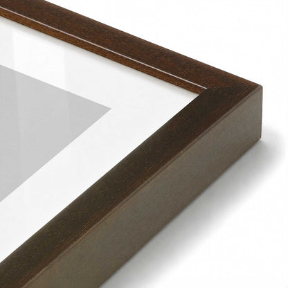 [Color:Belvinder Brown], Picture of art in a Belvinder Brown frame of the corner