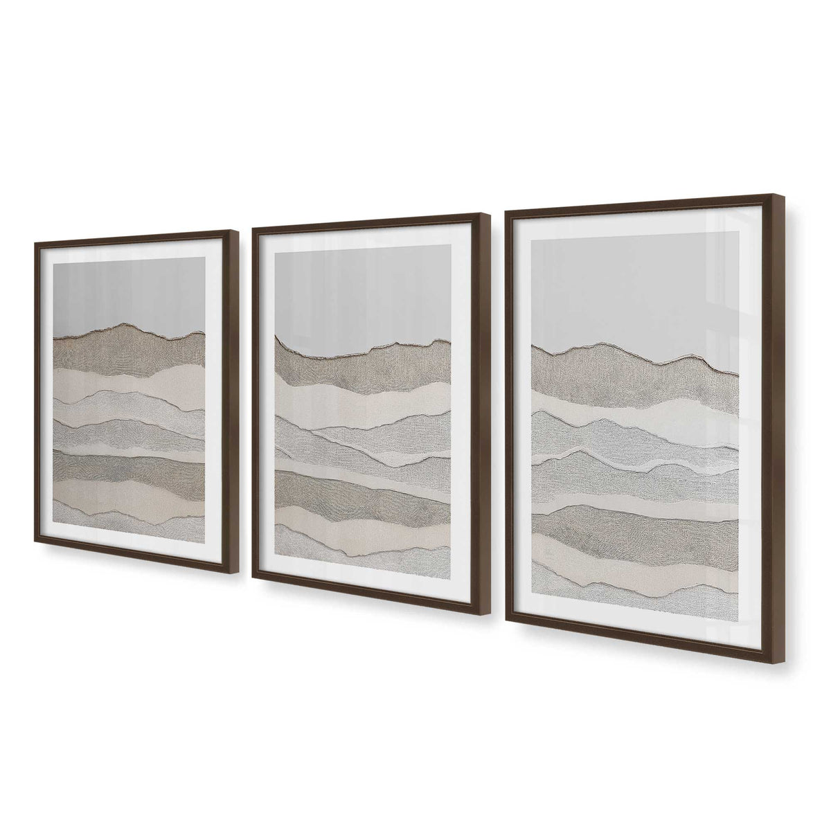 [Color:Belvinder Brown], Picture of art in a Belvinder Brown frame at an angle