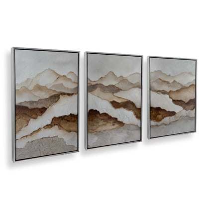 [Color:Polished Chrome], Picture of art in a Polished Chrome frame at an angle