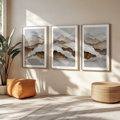 [Color:Belvinder Brown], Picture of art in a Belvinder Brown frame