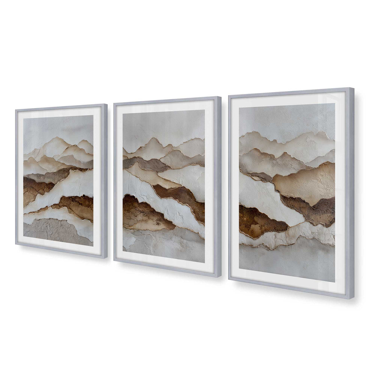 [Color:Polished Chrome], Picture of art in a Polished Chrome frame at an angle
