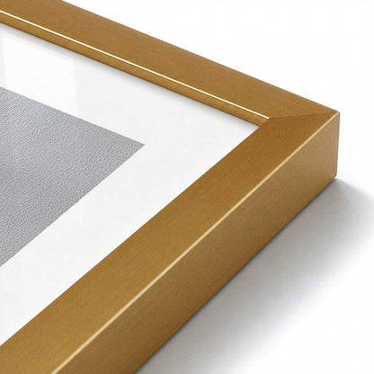 [Color:Polished Gold], Picture of art in a Polished Gold frame of the corner