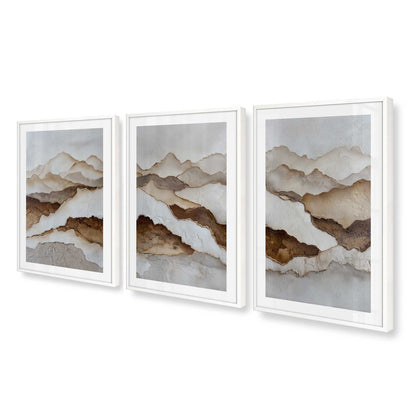 [Color:Opaque White], Picture of art in an Opaque White frame at an angle