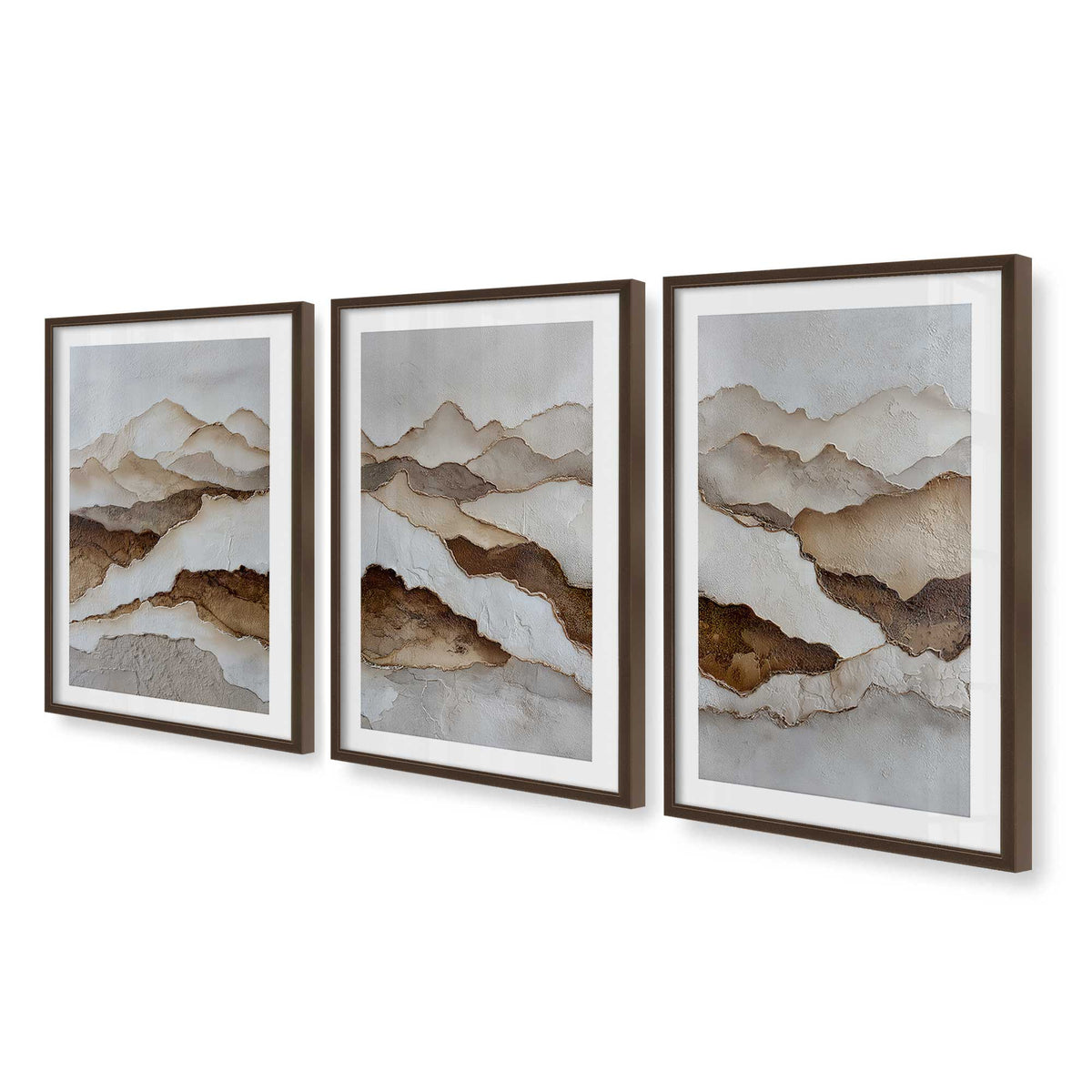 [Color:Belvinder Brown], Picture of art in a Belvinder Brown frame at an angle