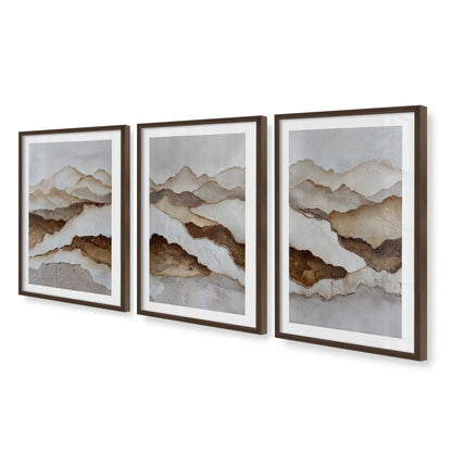 [Color:Belvinder Brown], Picture of art in a Belvinder Brown frame at an angle