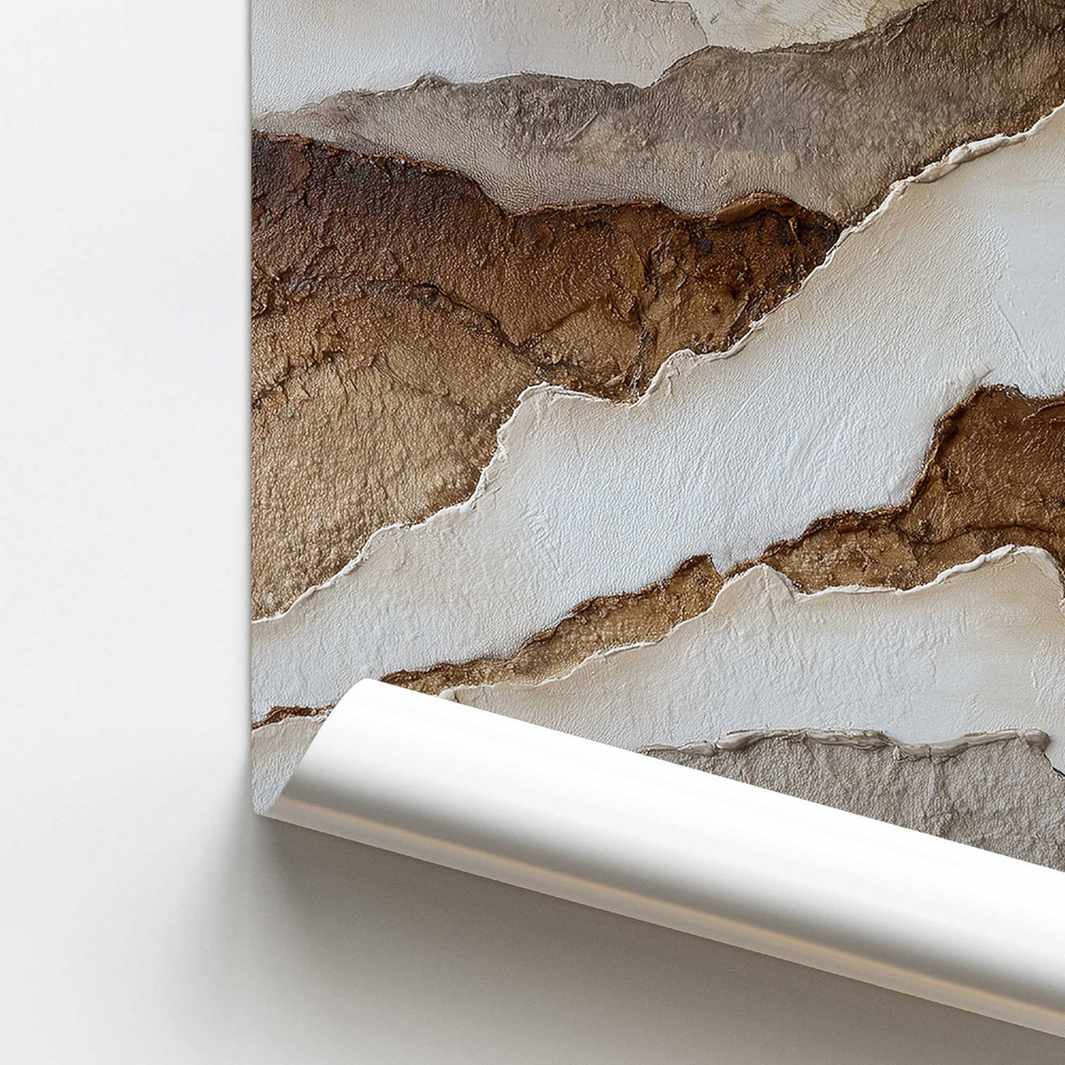 [color:Rolled Print], Picture of close up of art