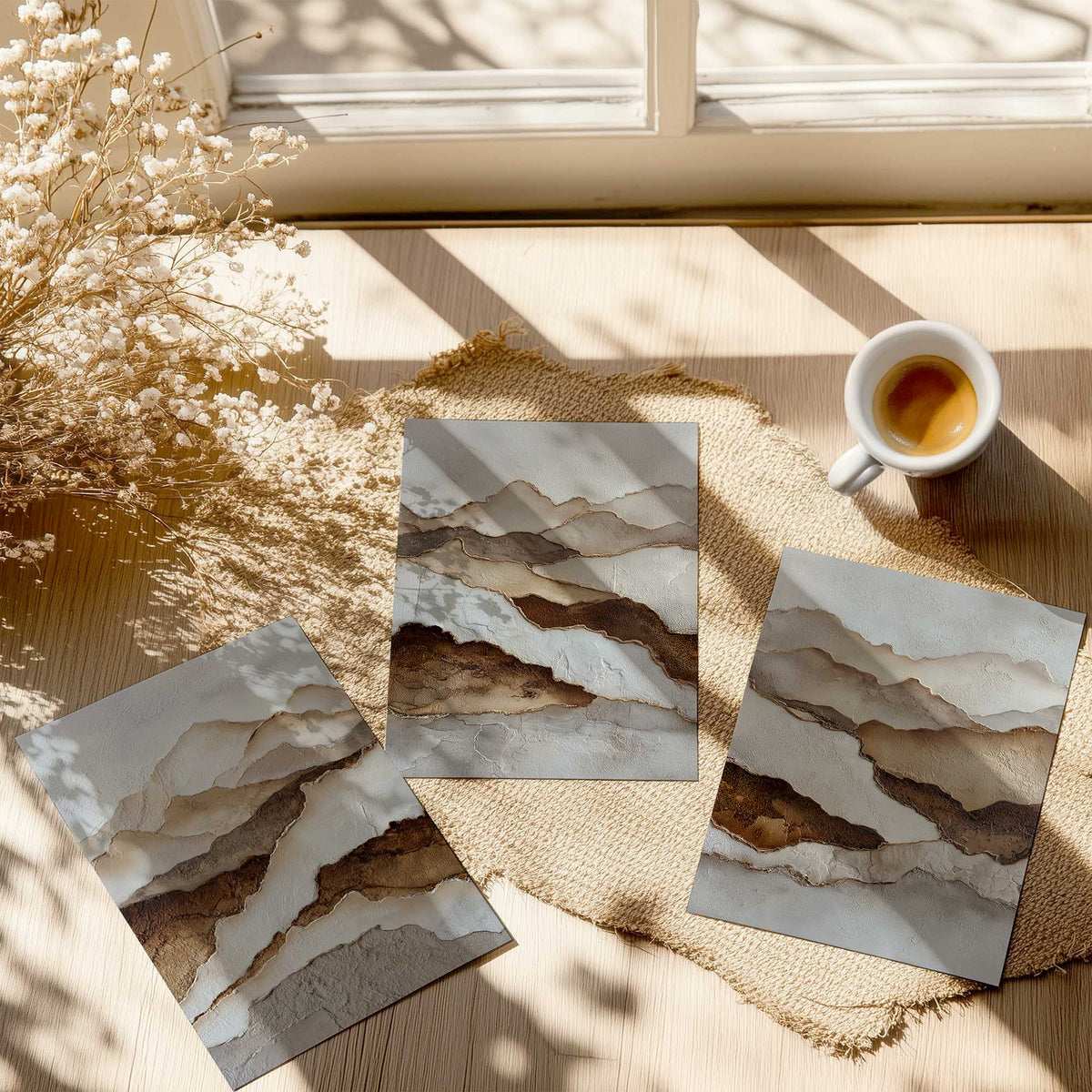 [color:Rolled Print], Picture of close up of art