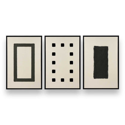 [Color:Satin Black], Picture of art in a Satin Black frame