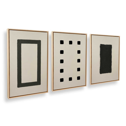 [Color:American Maple], Picture of art in an American Maple frame at an angle