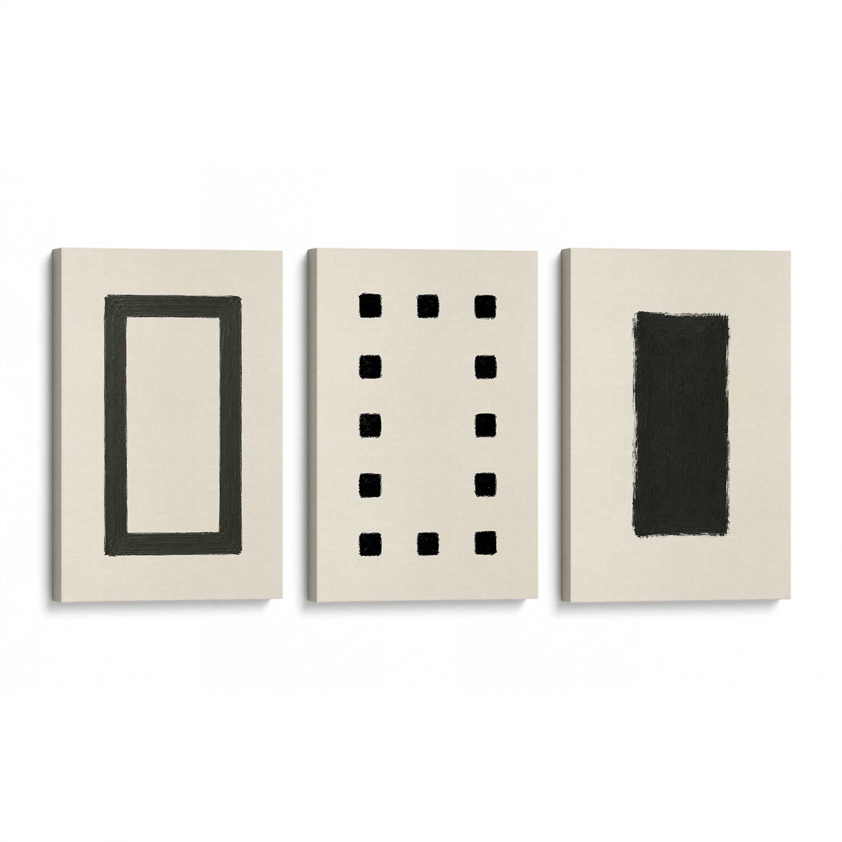 [Color:Stretched Canvas], Picture of art at an angle