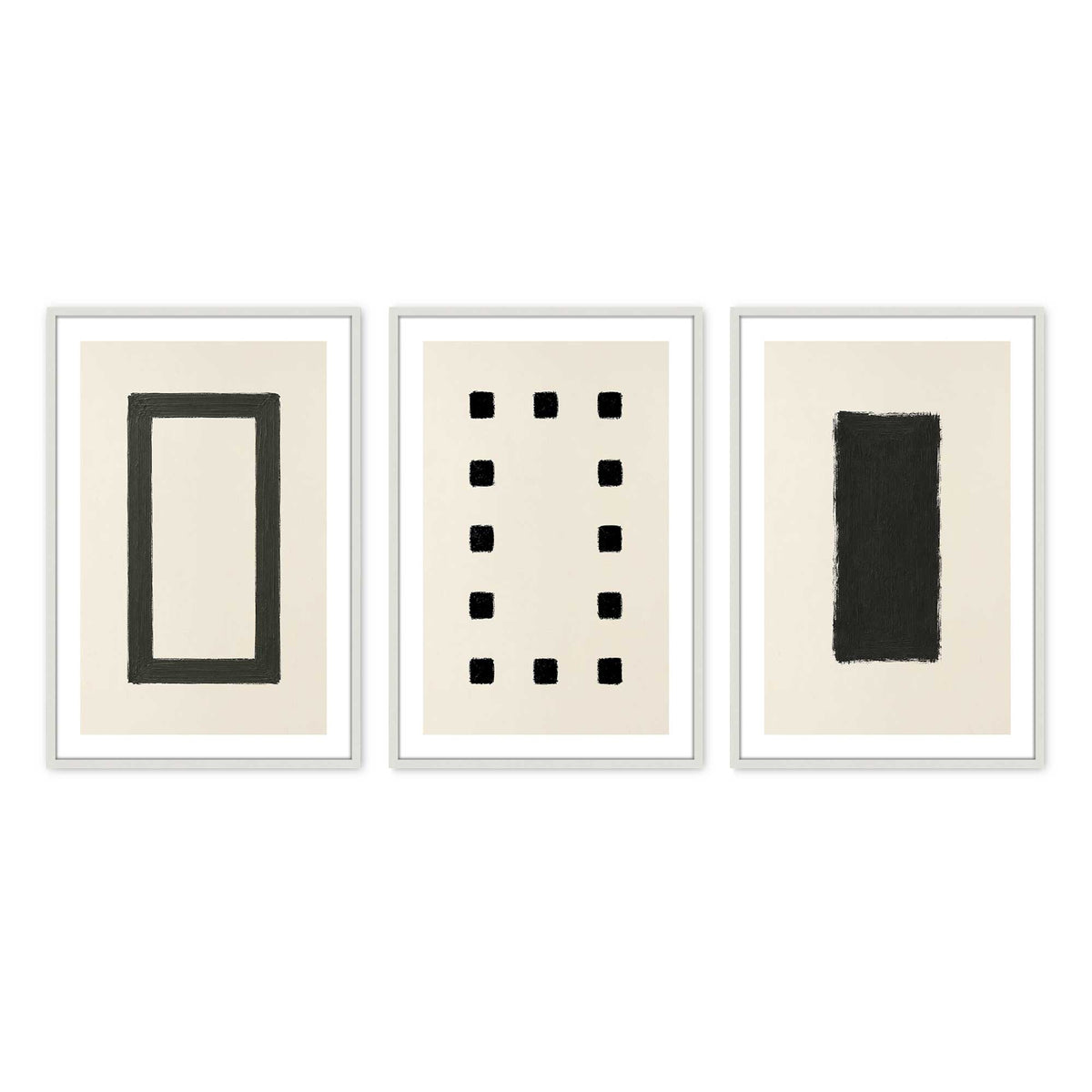 [Color:Opaque White], Picture of art in an Opaque White frame