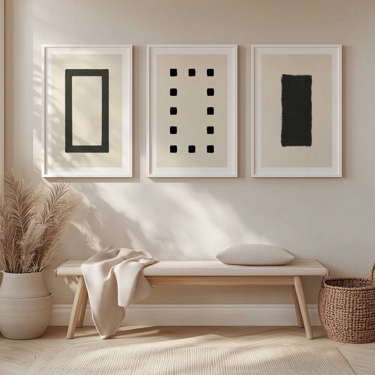 [Color:Satin Black], Picture of art in a Satin Black frame
