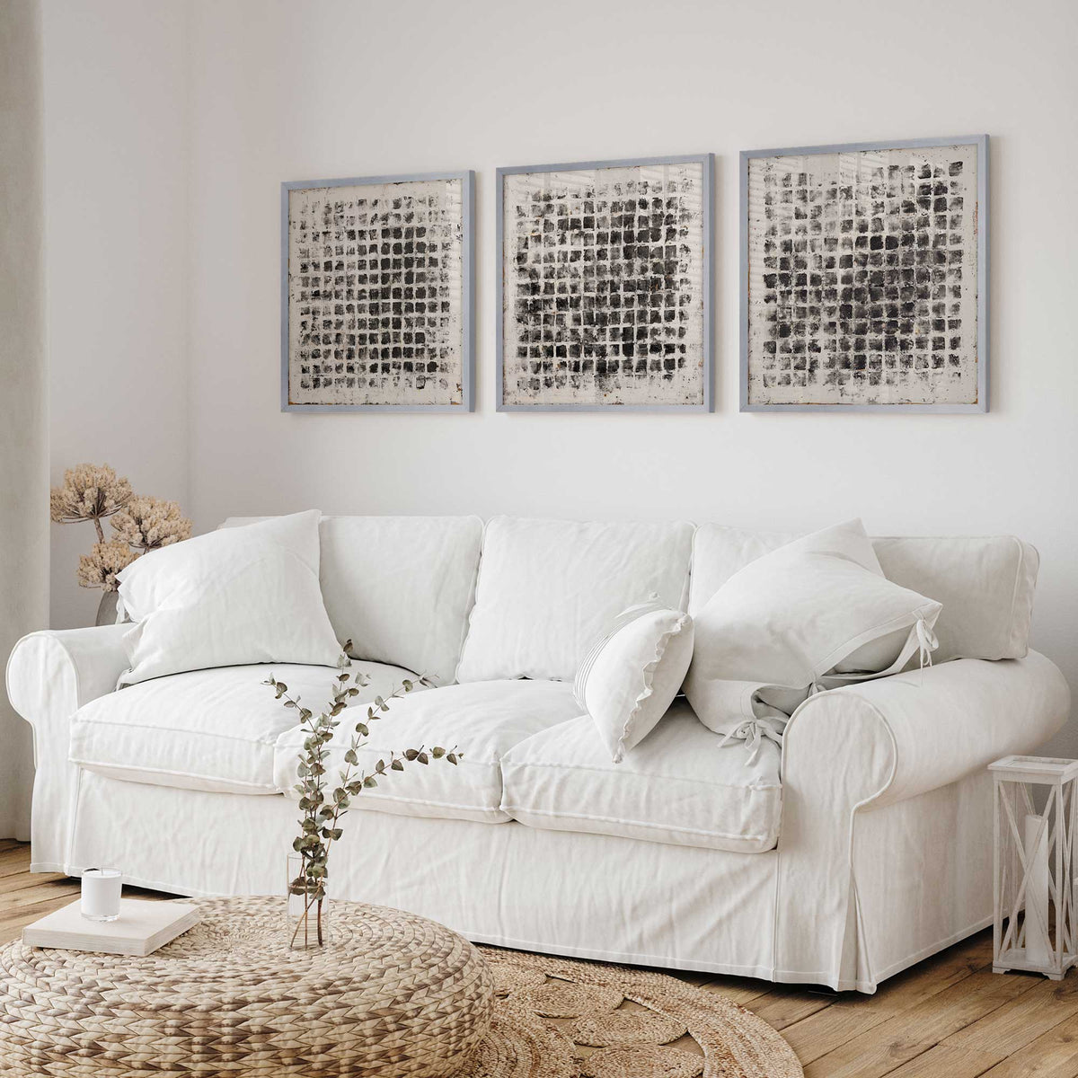 [Color:Satin Black], Picture of art in a Satin Black frame