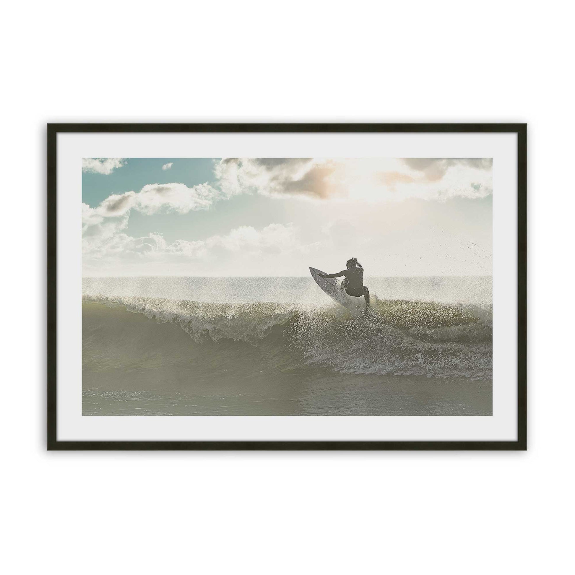 [Color:Satin Black], Picture of art in a Satin Black frame