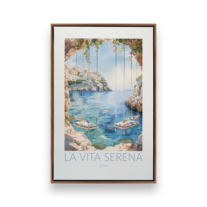 [Color:Walnut], Picture of art in a Walnut frame