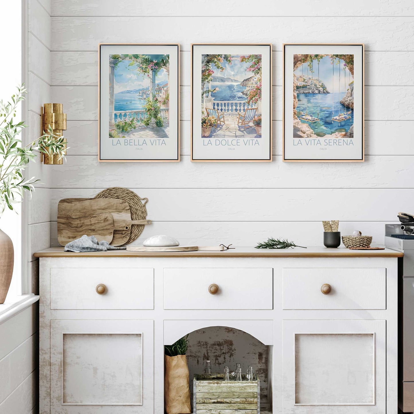 [Color:Walnut], Picture of art in a Walnut frame