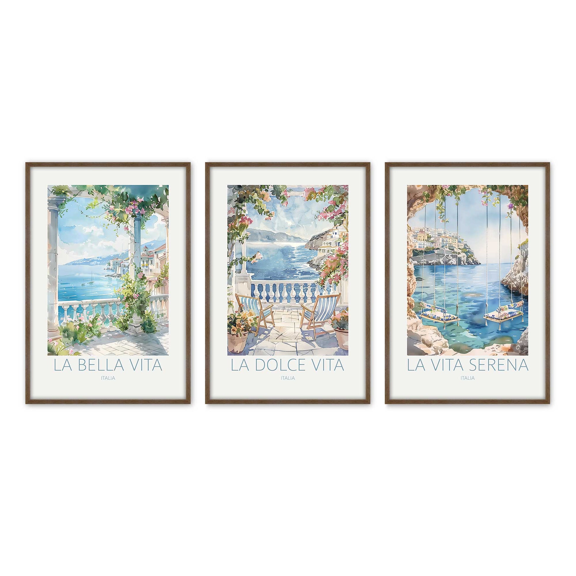 [Color:Walnut], Picture of art in a Walnut frame
