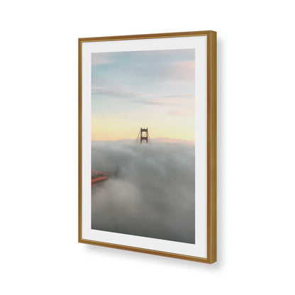 [Color:Polished Gold], Picture of art in a Polished Gold frame of the corner