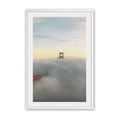 [Color:Opaque White], Picture of art in a Opaque White frame