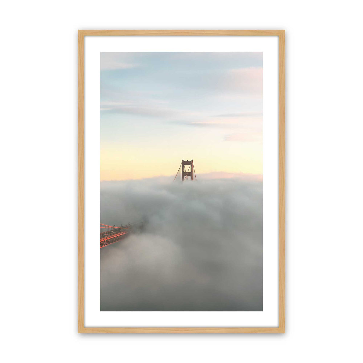 [Color:American Maple], Picture of art in a American Maple frame