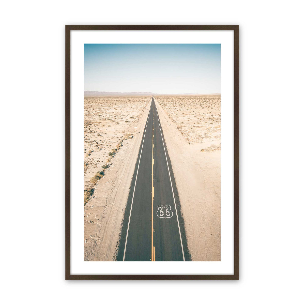 [Color:Belvinder Brown], Picture of art in a Belvinder Brown frame
