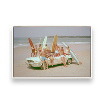 [Color:Opaque White], Picture of art in a White frame