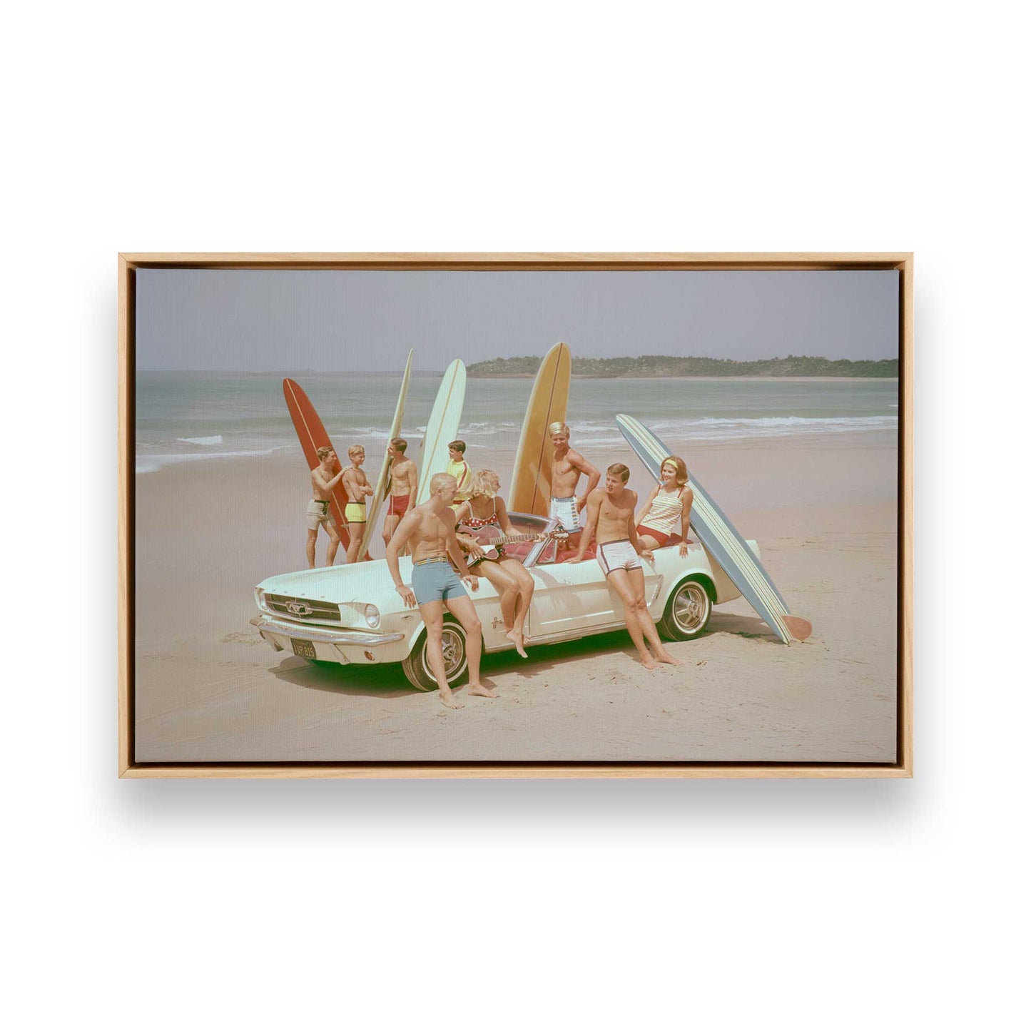 [Color:American Maple], Picture of art in a American Maple frame