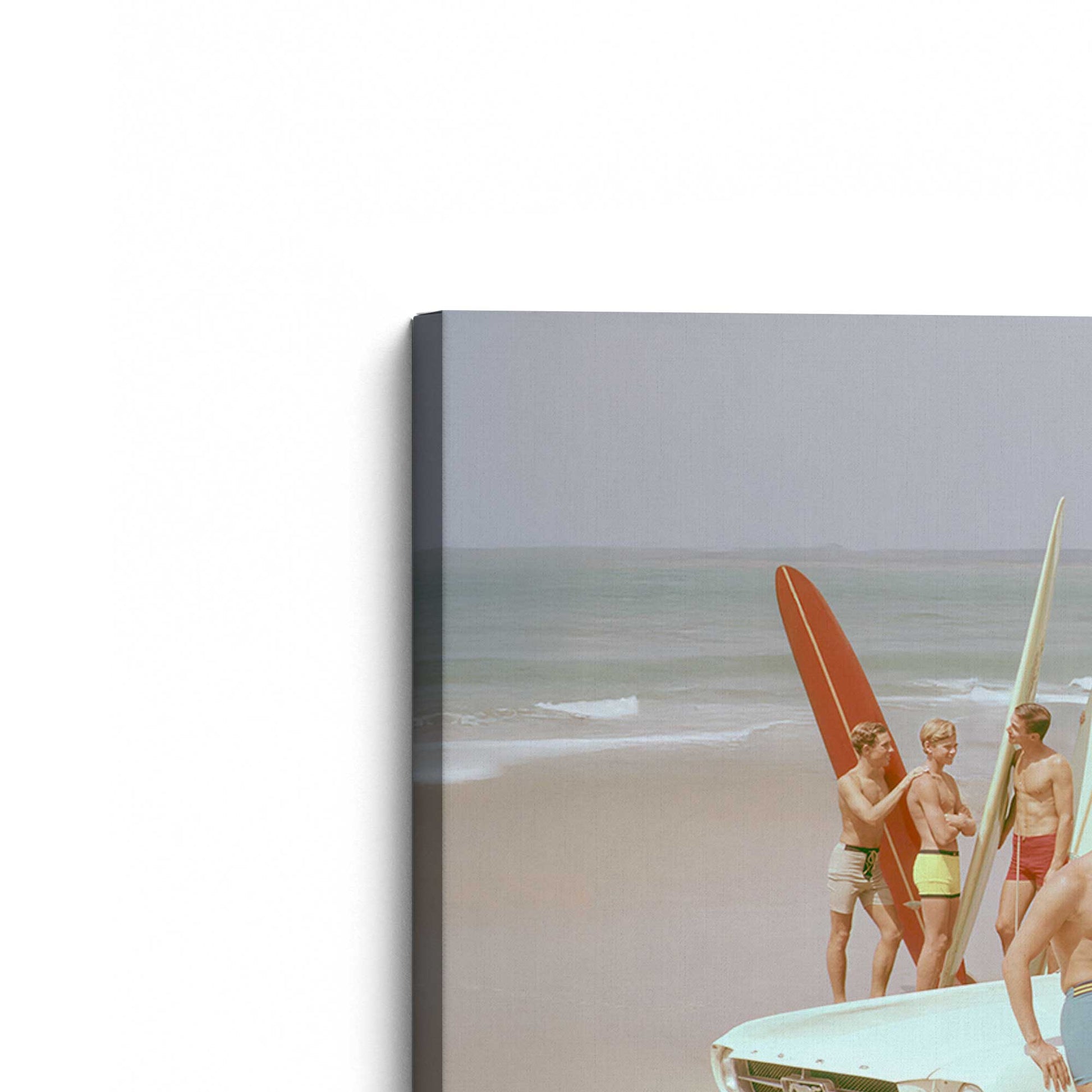 [Color:Stretched Canvas], Picture of the corner of the art