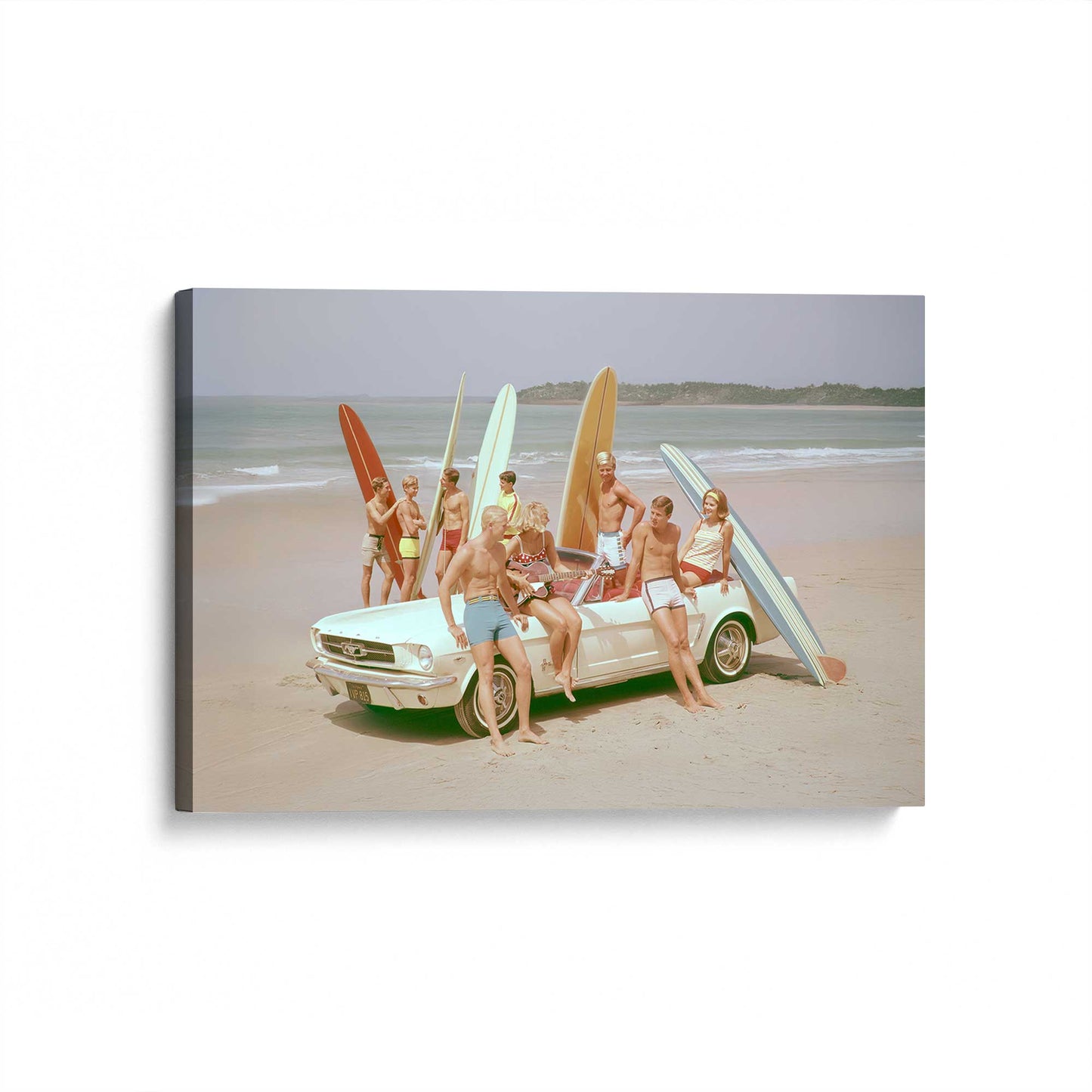 [Color:Stretched Canvas], Picture of art at an angle