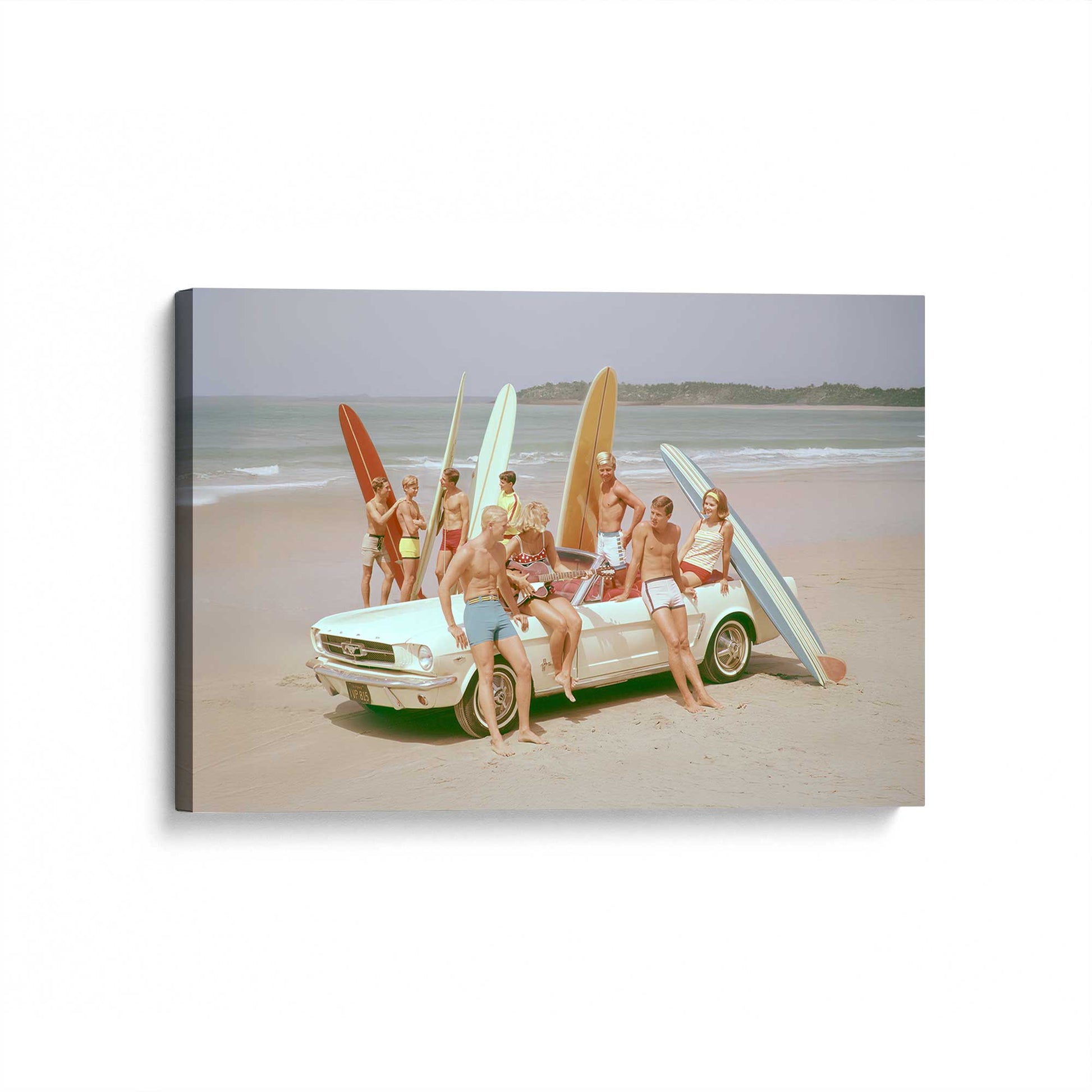 [Color:Stretched Canvas], Picture of art at an angle