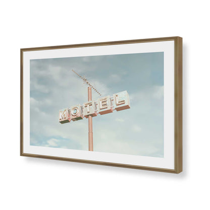 [Color:Brushed Gold], Picture of art in a Brushed Gold frame of the corner