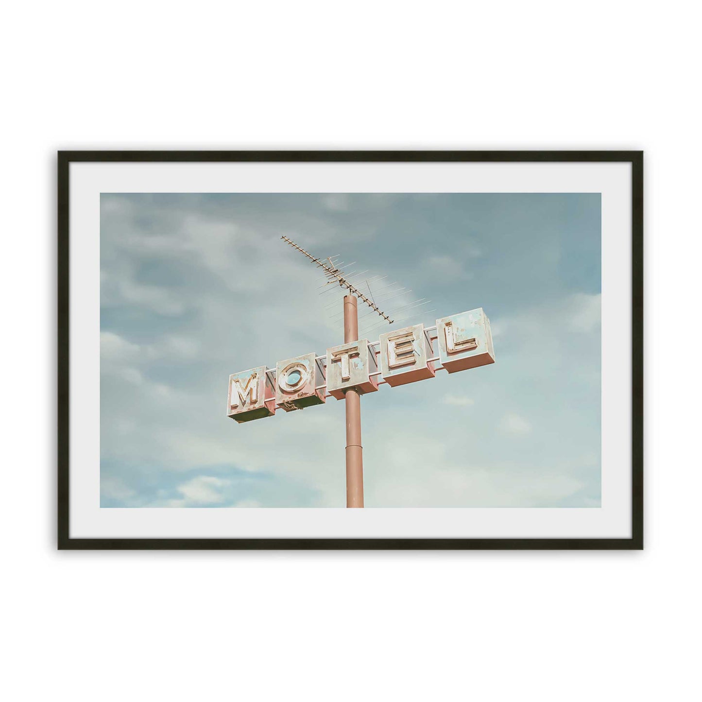 [Color:Satin Black], Picture of art in a Satin Black frame
