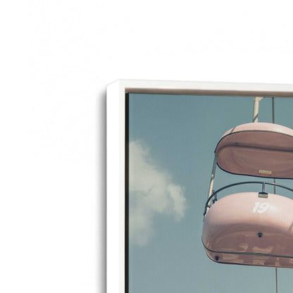 [Color:Opaque White], Picture of art in a White frame at an angle