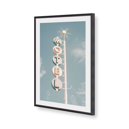 [Color:Weathered Zinc], Picture of art in a Weathered Zinc frame of the corner