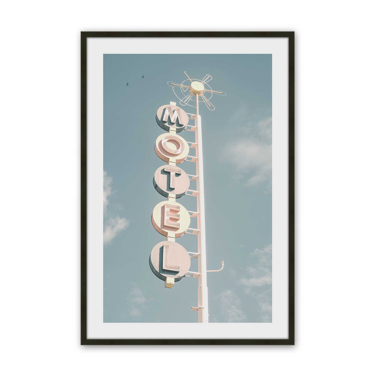 [Color:Satin Black], Picture of art in a Satin Black frame