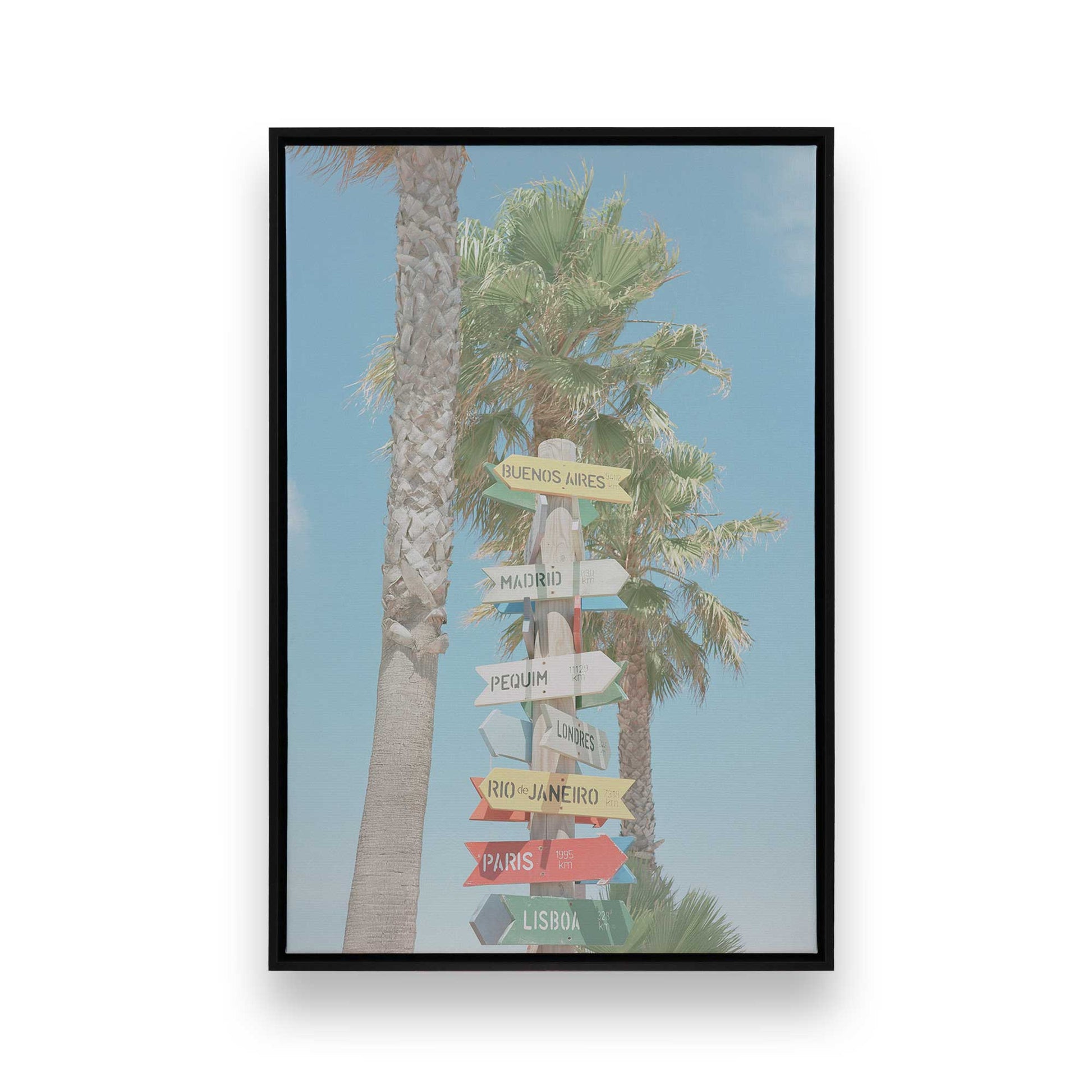 [Color:Satin Black], Picture of art in a Satin Black frame