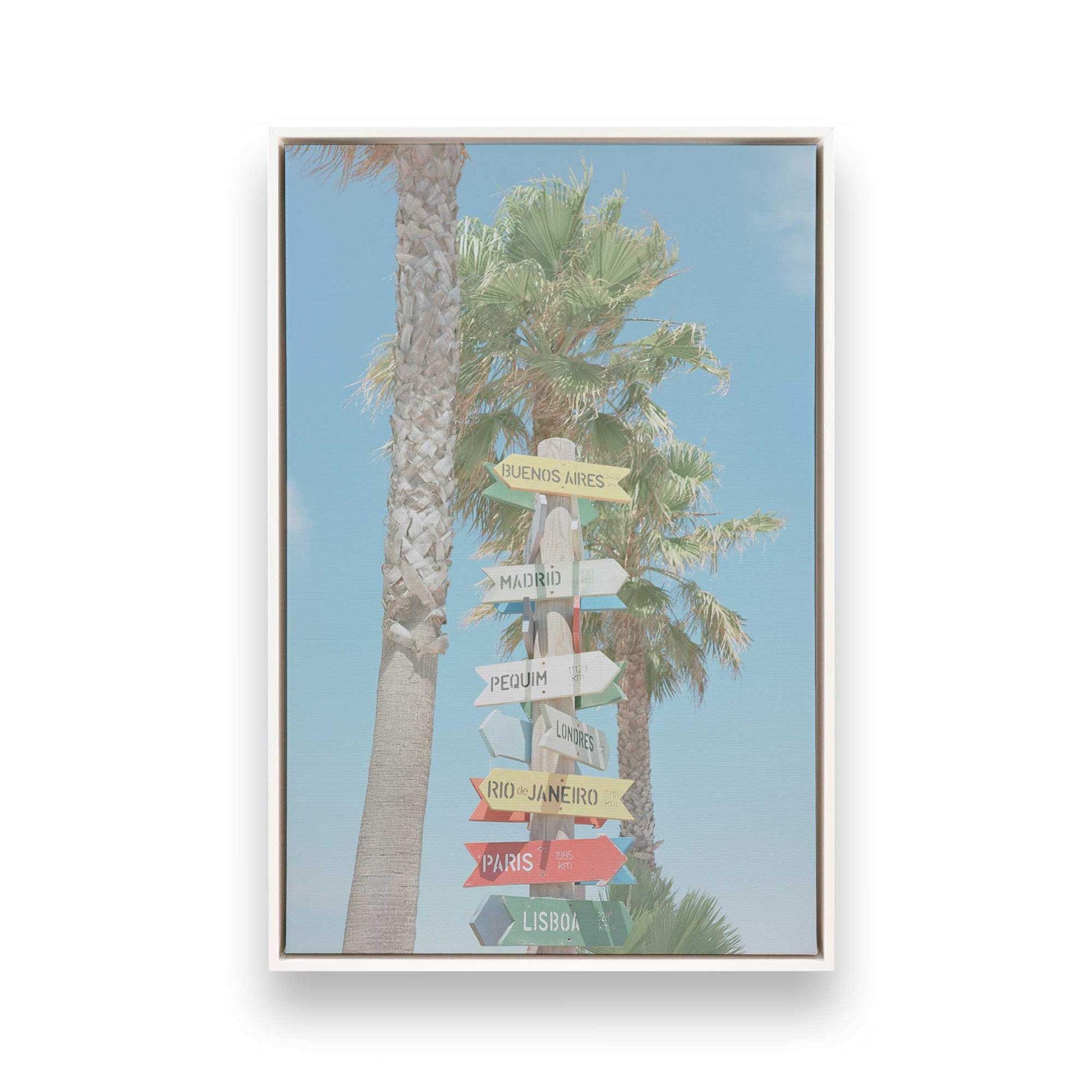 [Color:Opaque White], Picture of art in a White frame