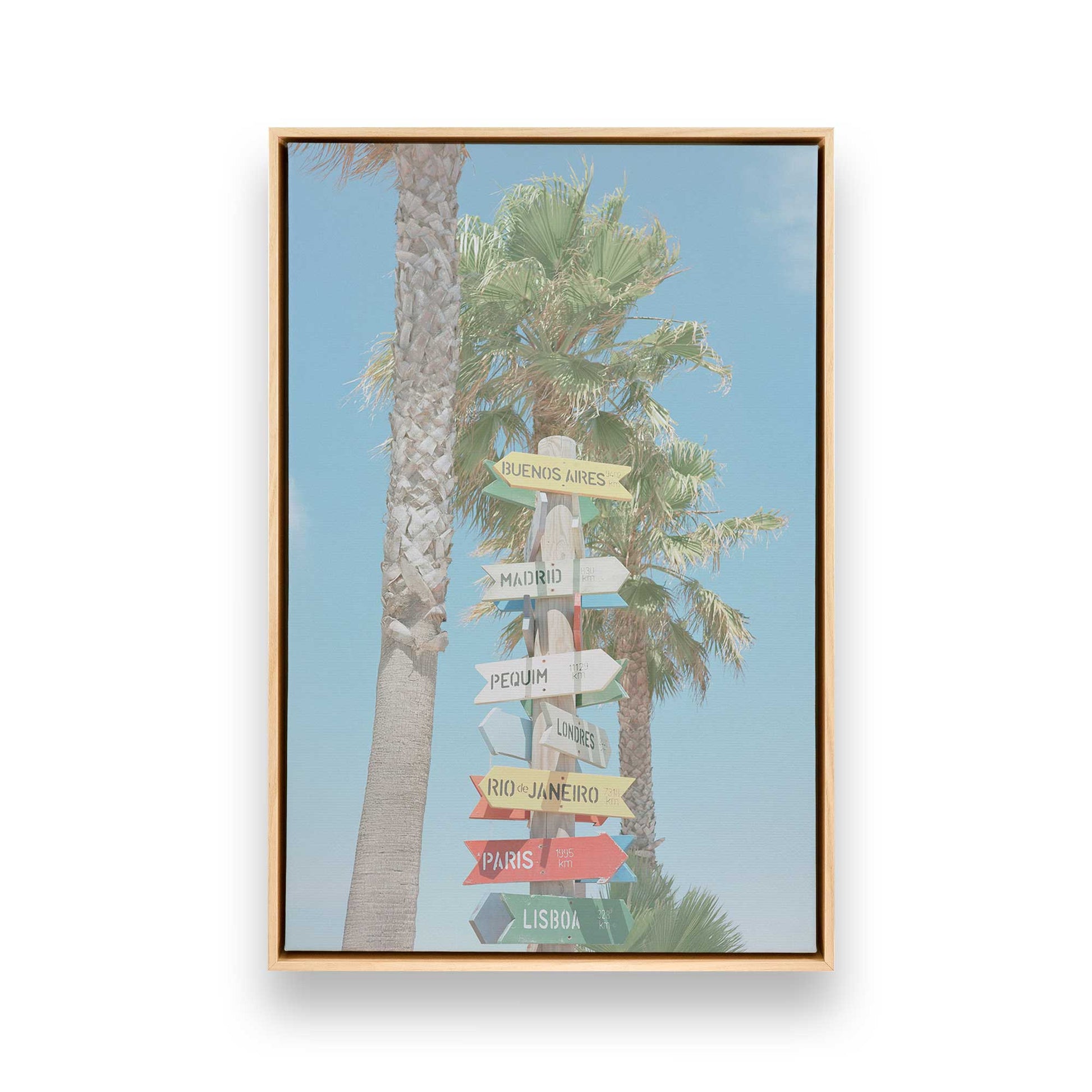 [Color:American Maple], Picture of art in a American Maple frame