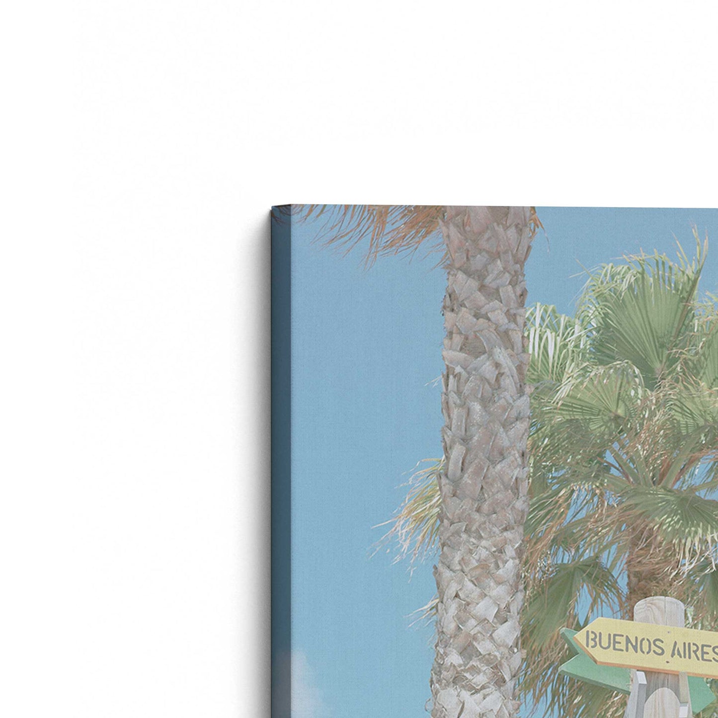 [Color:Stretched Canvas], Picture of the corner of the art