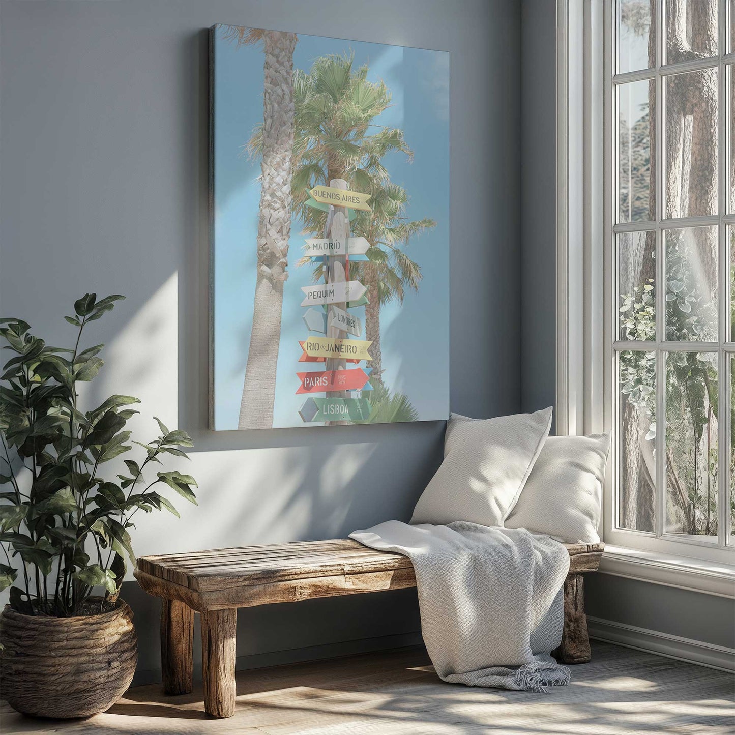 Picture of art in a room