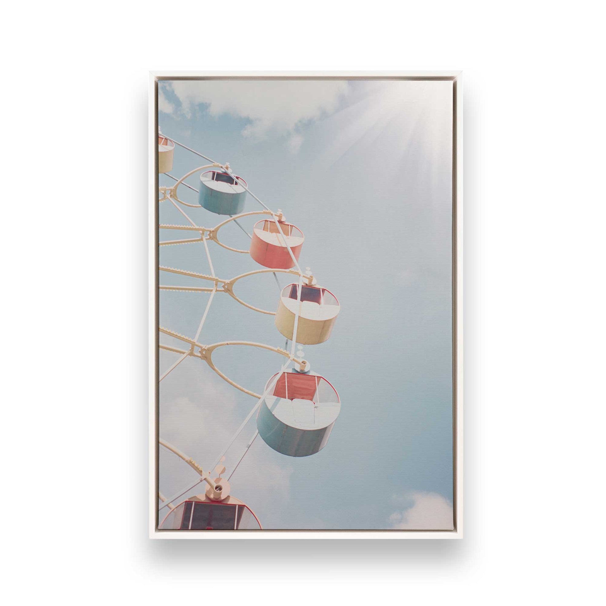 [Color:Opaque White], Picture of art in a White frame