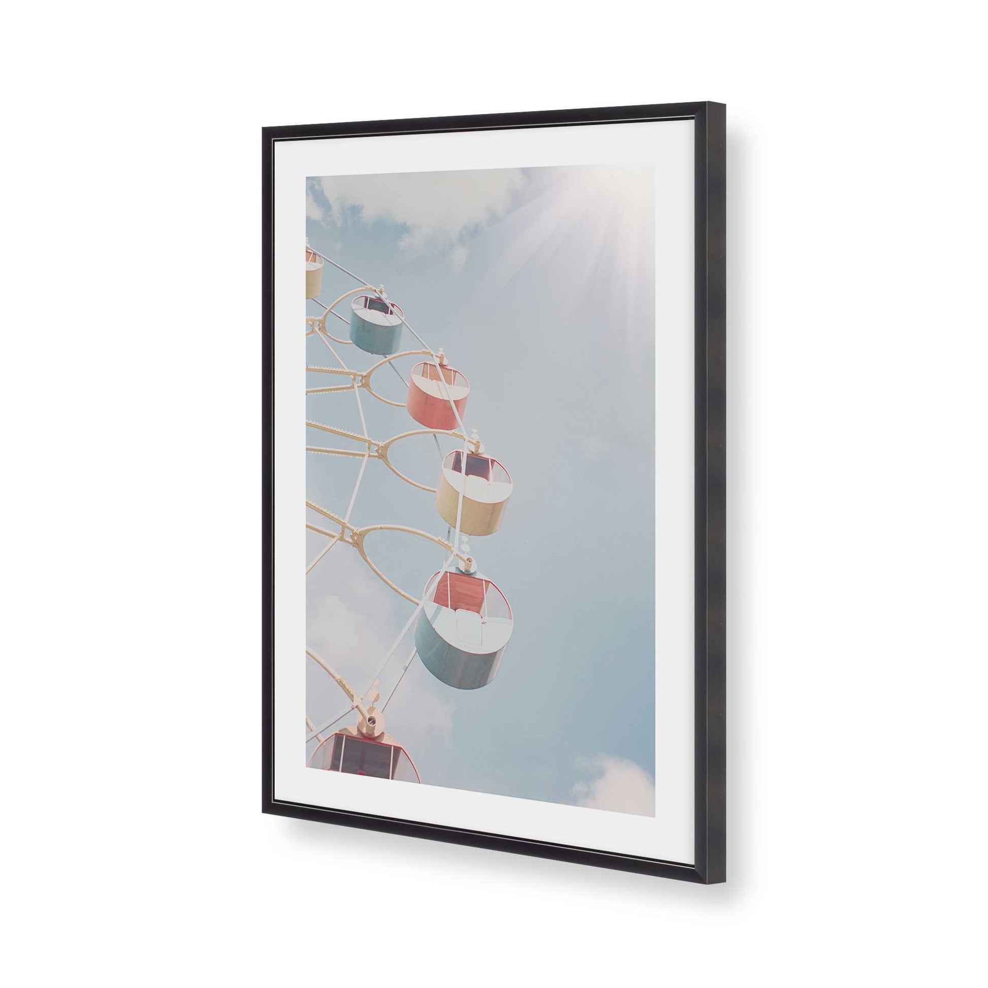 [Color:Weathered Zinc], Picture of art in a Weathered Zinc frame of the corner