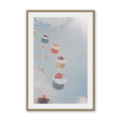 [Color:Brushed Gold], Picture of art in a Brushed Gold frame