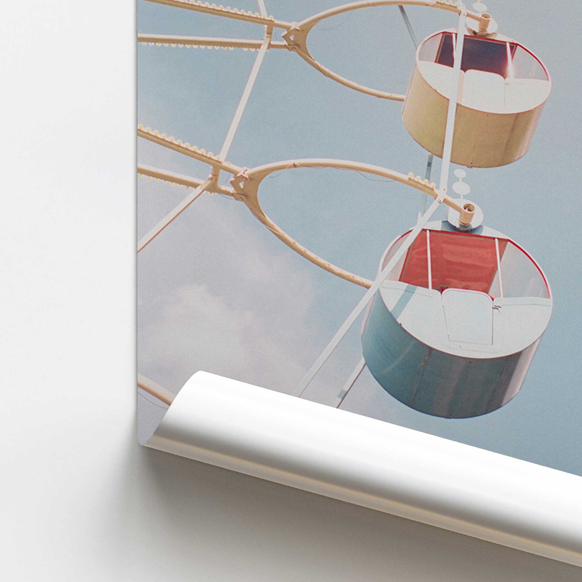 [color:Rolled Print], Picture of close up of art