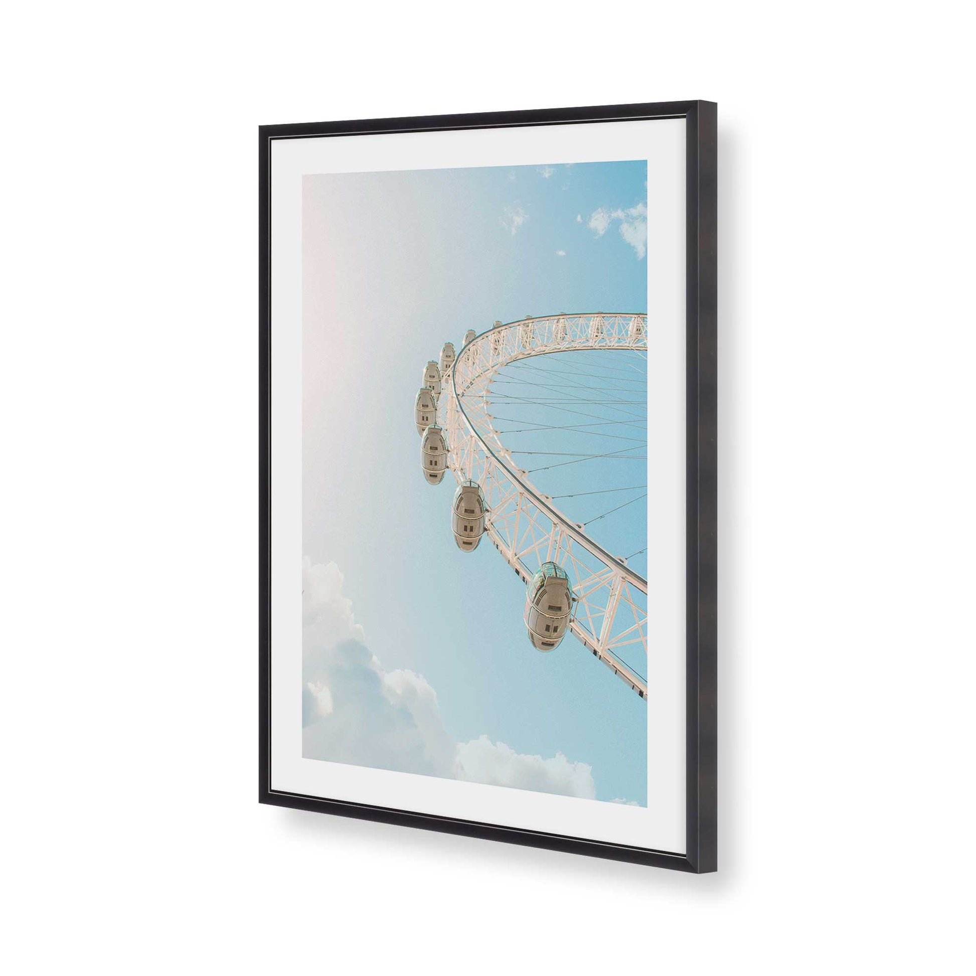 [Color:Weathered Zinc], Picture of art in a Weathered Zinc frame of the corner