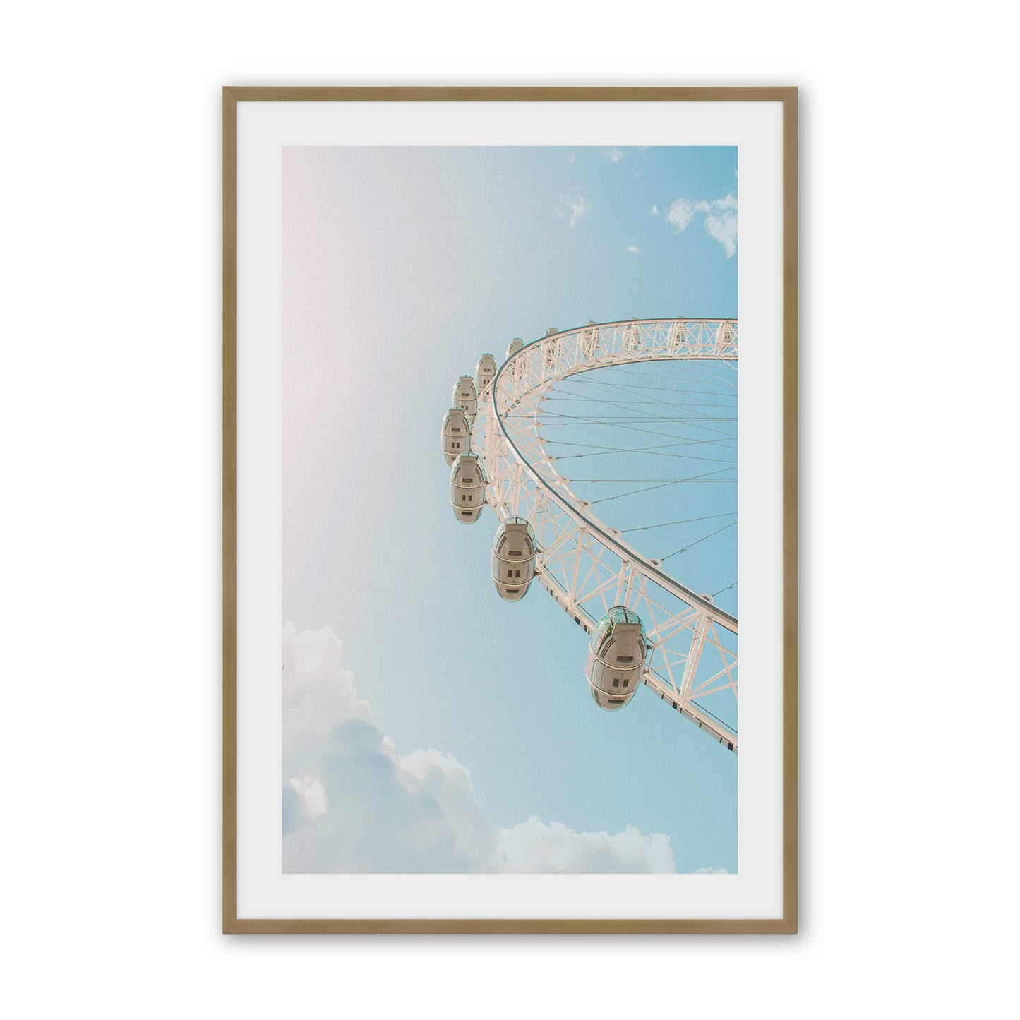 [Color:Brushed Gold], Picture of art in a Brushed Gold frame