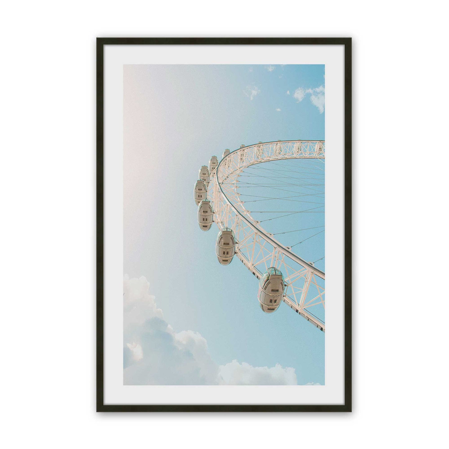 [Color:Satin Black], Picture of art in a Satin Black frame