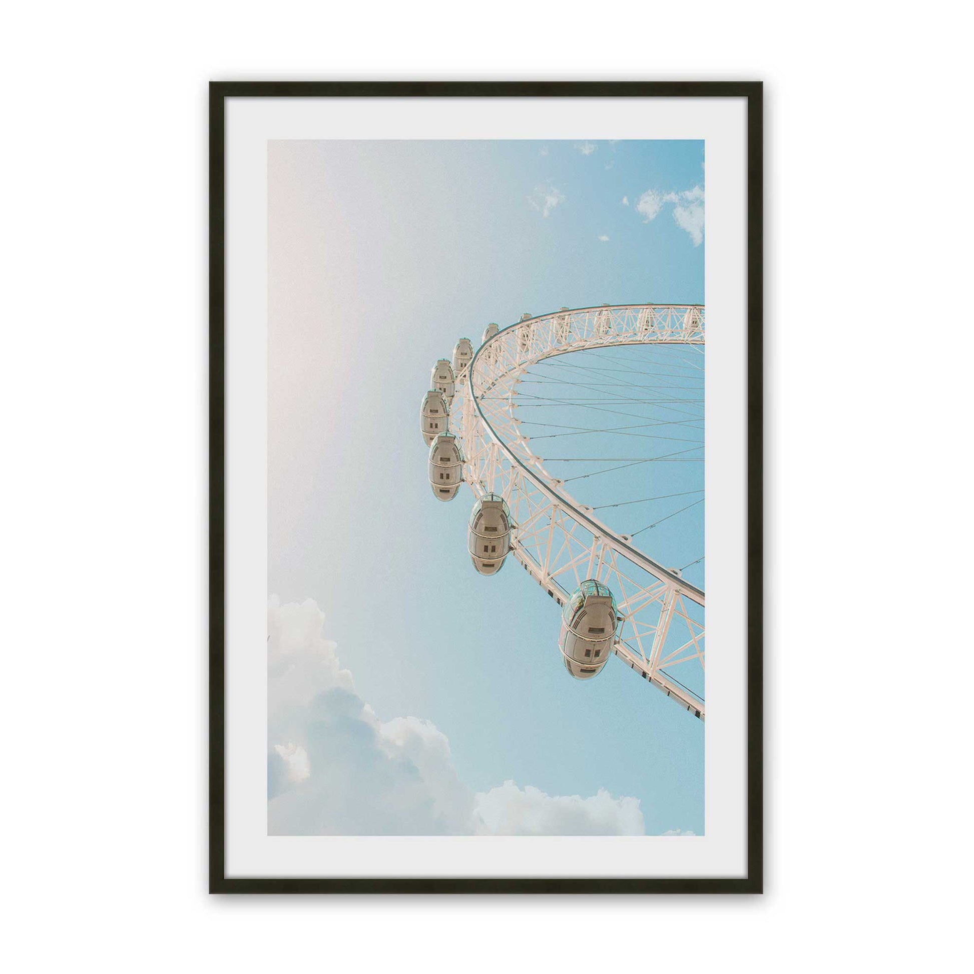 [Color:Satin Black], Picture of art in a Satin Black frame