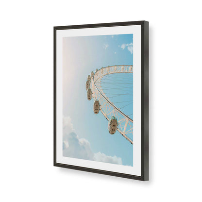 [Color:Satin Black], Picture of art in a Satin Black frame of the corner