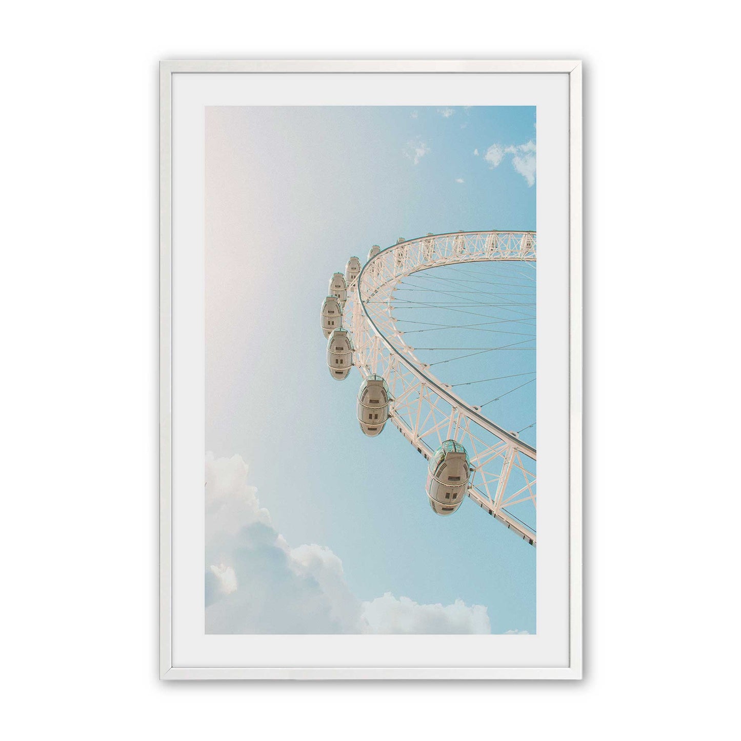 [Color:Opaque White], Picture of art in a Opaque White frame